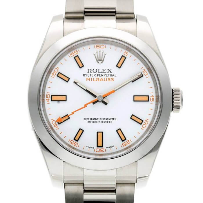 116400/ミルガウス SSホワイト文字盤ランダム品番腕時計